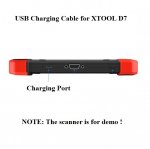 USB Charging Cable Replacement For XTOOL D7 Scanner